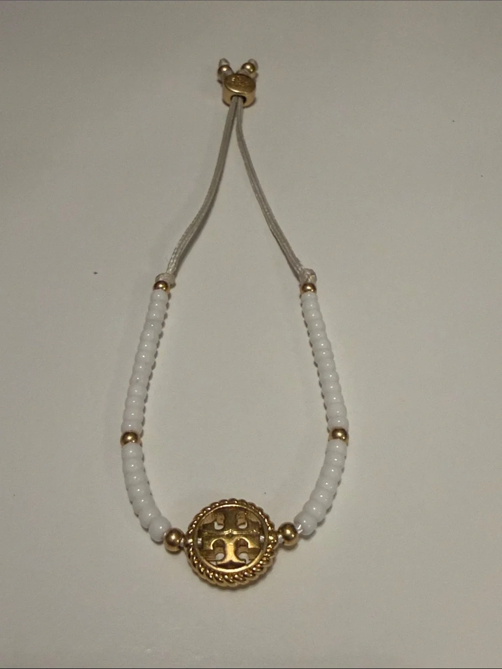 Tory Burch Rope Logo Adjustable Bracelet